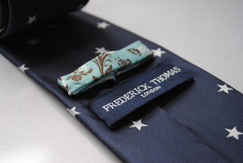 navy with white stars